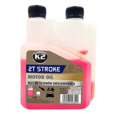 Моторне масло K2 2T STROKE MOTOR OIL RED, 500мл