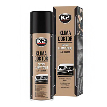 Очисник автокондиціонерів (аерозоль) K2 KLIMA DOCTOR, 500мл Очисник автокондиціонерів (аерозоль) K2 KLIMA DOCTOR, 500мл