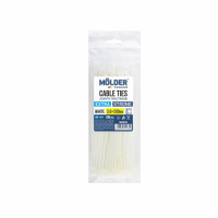 Хомуты Molder пластиковые белые 3,6x200, 100шт