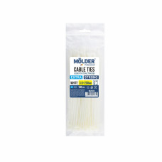 Хомуты Molder пластиковые белые 3,6x200, 100шт