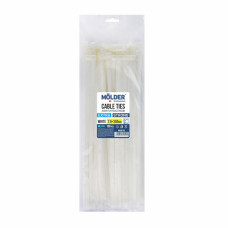 Хомуты Molder пластиковые белые 7.6x350, 100шт