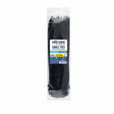 Хомуты Molder пластиковые черные 4.8x300, 100шт