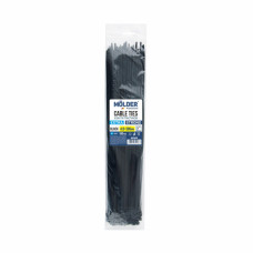 Хомуты Molder пластиковые черные 4.8x380, 100шт