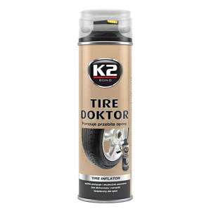 Герметик для устранения проколов шин K2 Tire Doctor аэрозоль 500мл