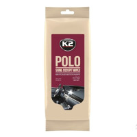 Влажные салфетки K2 Polo Shine Cockpit Wipes для очистки приборной панели и пластиковых деталей