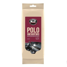 Влажные салфетки K2 Polo Shine Cockpit Wipes для очистки приборной панели и пластиковых деталей