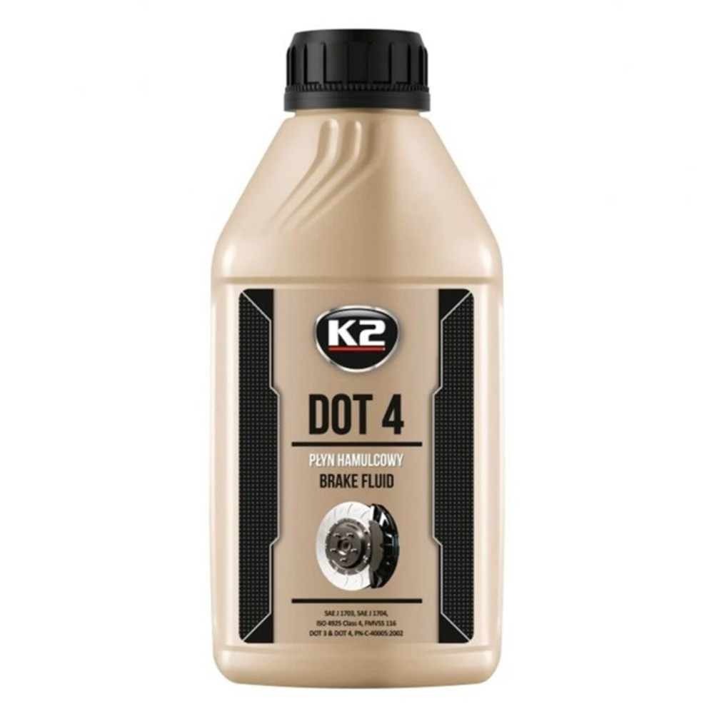 Тормозная жидкость K2 Turbo Brake Fluid DOT 4 250мл