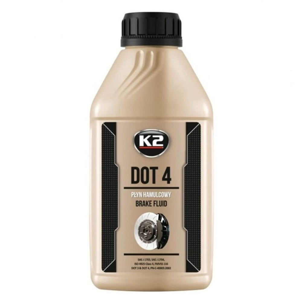 Тормозная жидкость K2 Turbo Brake Fluid DOT 4 500мл
