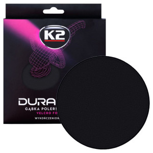 Губка для полировки K2 Duraflex финишная черная 150*25мм на липучке