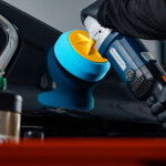 Губка полировальная K2 Duraflex жесткая для лакокрасочных покрытий 150х50мм голубая