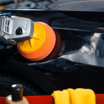 Губка полировальная K2 Duraflex средняя для лакокрасочных покрытий 150х50мм оранжевая