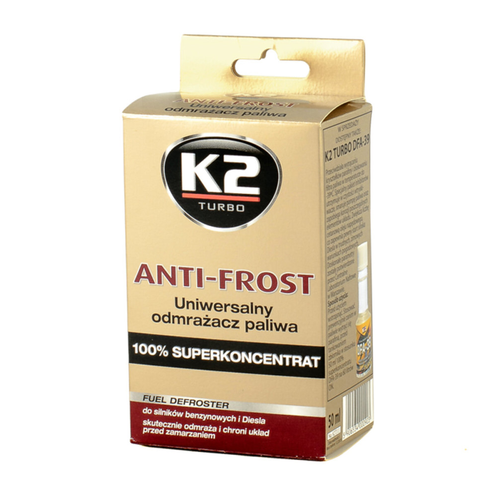Средство для удаления топливной воды K2 Turbo Anti Frost, 50мл