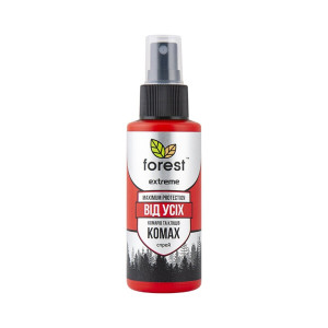 Спрей-репелент Forest Extreme від усіх літаючих та повзаючих комах 140мл