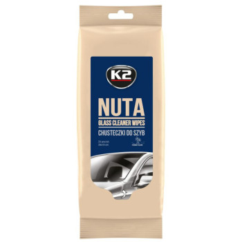 Влажные салфетки для очистки стекла и стеклянных поверхностей K2 NUTA GLASS CLEANER WIPES