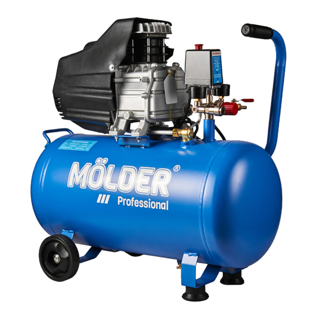 Компрессор воздушный Molder с ресивером 50л, 175л/мин, 1100Вт