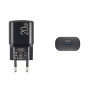 Мережевий зарядний пристрій Brevia ePower PD20W USB-C чорний