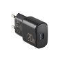 Мережевий зарядний пристрій Brevia ePower PD20W USB-C чорний