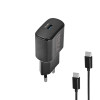Сетевое зарядное устройство Brevia ePower PD20W + кабель USB-C to USB-C 1м черный