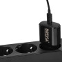 Мережевий зарядний пристрій Brevia ePower PD20W + кабель USB-C to USB-C 1м чорний