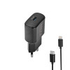 Сетевое зарядное устройство Brevia ePower PD20W + кабель USB-C to Lightning 1м черный