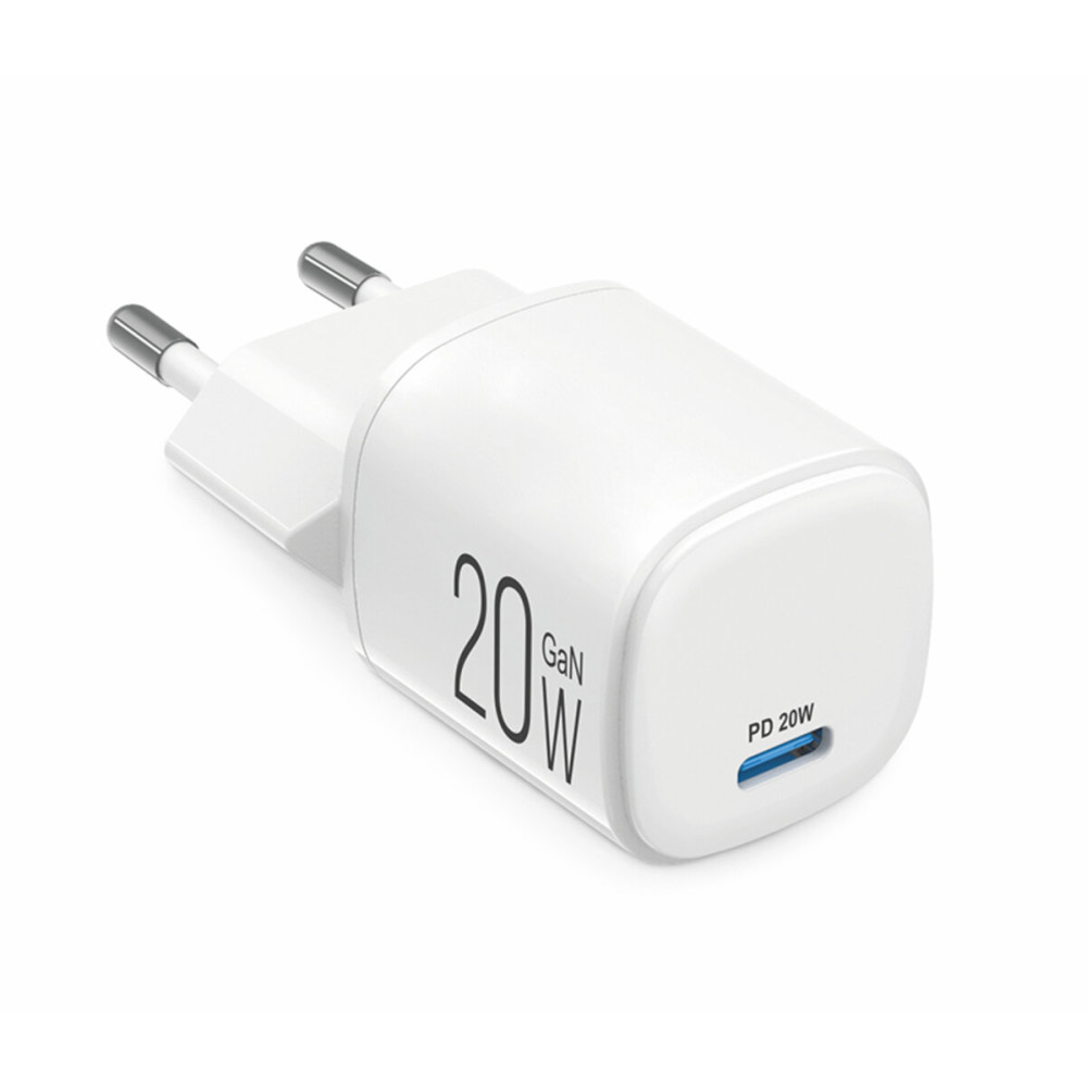 Сетевое зарядное устройство Brevia ePowerGaN PD20W USB-C белый