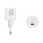 Сетевое зарядное устройство Brevia ePowerGaN PD30W USB-C белый