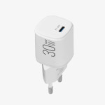 Сетевое зарядное устройство Brevia ePowerGaN PD30W USB-C белый