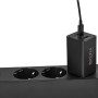 Мережевий зарядний пристрій Brevia ePowerGaN PD65W 2xUSB-C+USB-A чорний