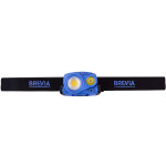 Фонарь налобный Brevia 400Lm+200Lm, 3W+3W COB, 1200mAh IP65