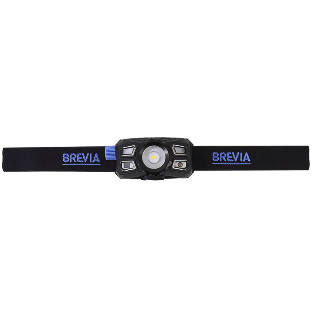 Ліхтар налобний Brevia 400Lm, 5W LED, Zoom, Sensor, 1400mAh IP65