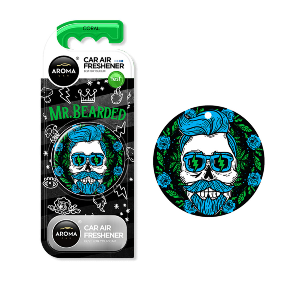 Ароматизатор Aroma Car Polymer Circle Mr.Bearded - Coral