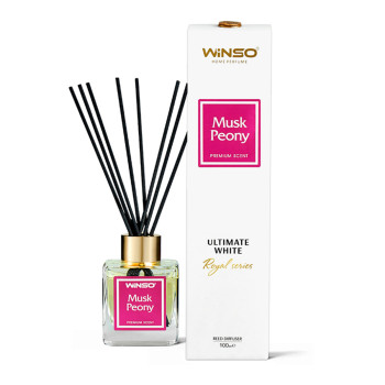 Ароматичні палички Winso Ultimate White - Musk Peony, 100мл Ароматичні палички Winso Ultimate White - Musk Peony, 100мл