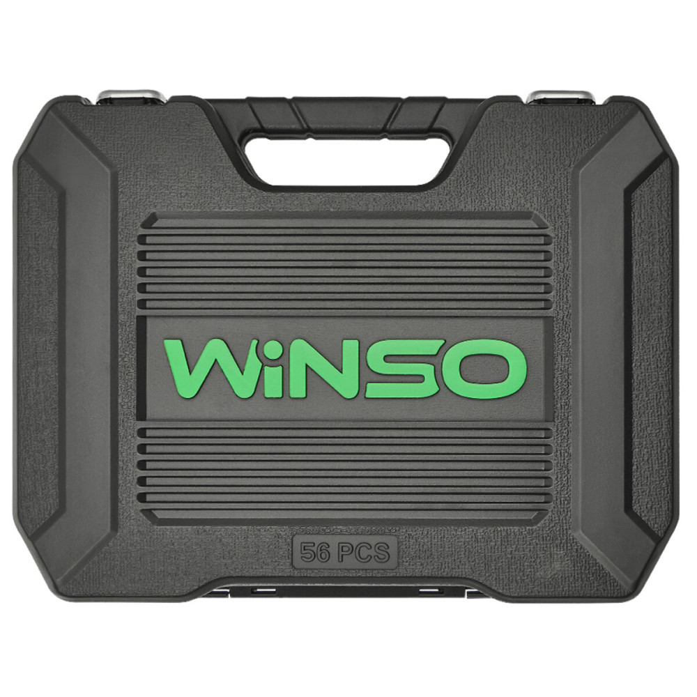 Професійний набір інструментів в кейсі Winso Pro 1/2', 1/4' 72Т, CR-V, 56од.