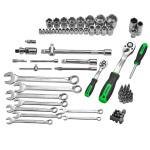 Профессиональный набор инструментов в кейсе Winso Pro 1/2", 1/4" 72 T, CR-V, 82 ед.