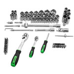 Профессиональный набор инструментов в кейсе Winso Pro 1/2", 1/4" 72 T, CR-V, 94ед.