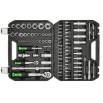 Профессиональный набор инструментов в кейсе Winso Pro 1/2", 1/4" 72 T, CR-V, 94ед.