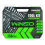 Професійний набір інструментів в кейсі Winso Pro 1/2', 1/4', 3/8' 72T, CR-V, 150од.