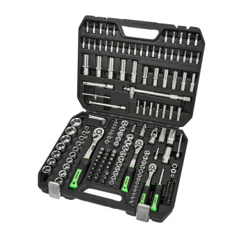 Професійний набір інструментів в кейсі Winso Pro 1/2', 1/4', 3/8' 72T, CR-V, 171од.