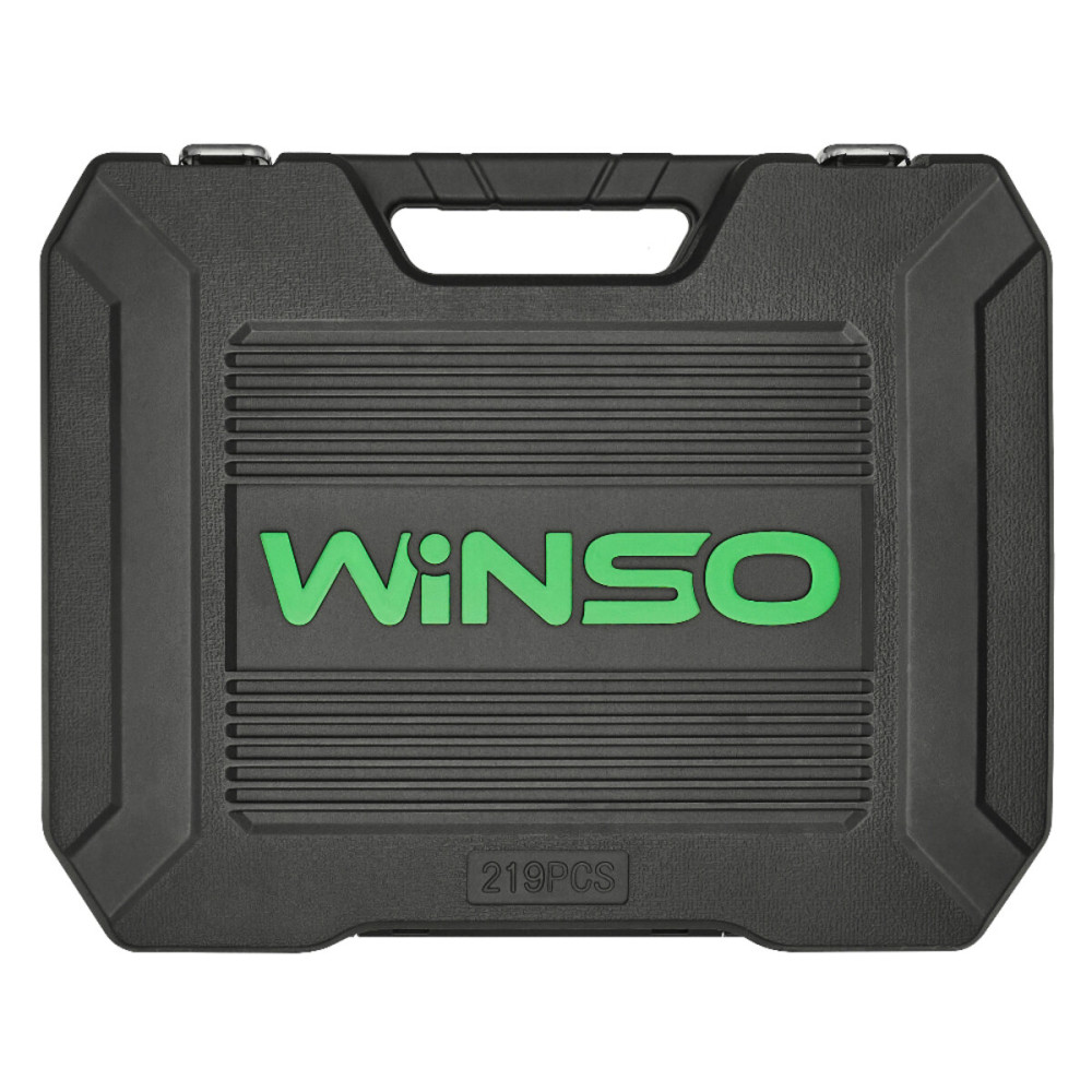 Професійний набір інструментів в кейсі Winso Pro 1/2', 1/4', 3/8' 72T, CR-V, 219од.
