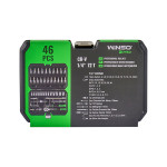 Професійний набір інструментів в кейсі Winso Pro 1/4' 72 T, CR-V, 46од.