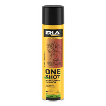 Нейтралізатор запаху та освіжувач повітря Erla One Shot Сандалове дерево, 600мл
