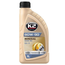 Трансмісійне масло K2 Mineral Gear Oil GL-5 80W-90 1л