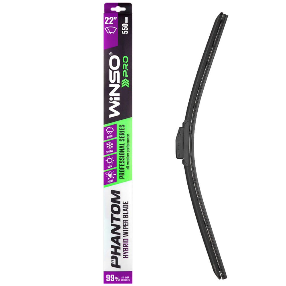 Щетка стеклоочистителя гибридная Winso Pro Phantom 22/550мм