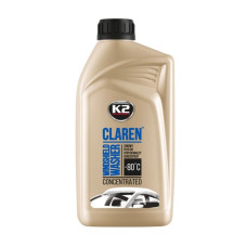 Омивач скла зимовий K2 Claren Windshield Washer -80°С з нейтральним ароматом концентрат 1л