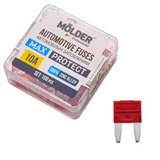 Набір запобіжників Molder 'міні', 10А, 100шт