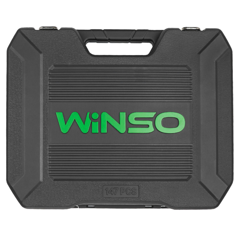 Професійний набір інструментів в кейсі Winso Pro 1/2', 1/4', 3/8' 72T, CR-V, 147од.