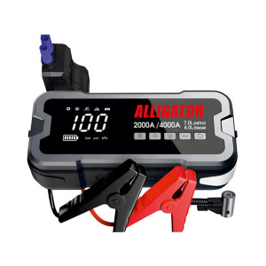 Бустер (пусковое устройство) Alligator Jump Starter 2000A/4000A 24000mAh с компрессором 10Bar