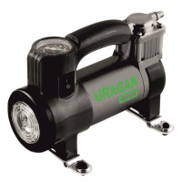 Компрессор автомобильный Uragan, LED-сигнальный фонарь