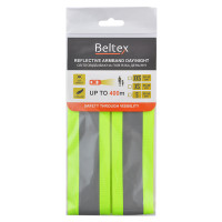 Светоотражающая детская повязка Beltex желтая день/ночь S 30-35см