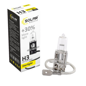 Галогеновая лампа Solar H3 12V 55W PK22s Starlight +30% 1203